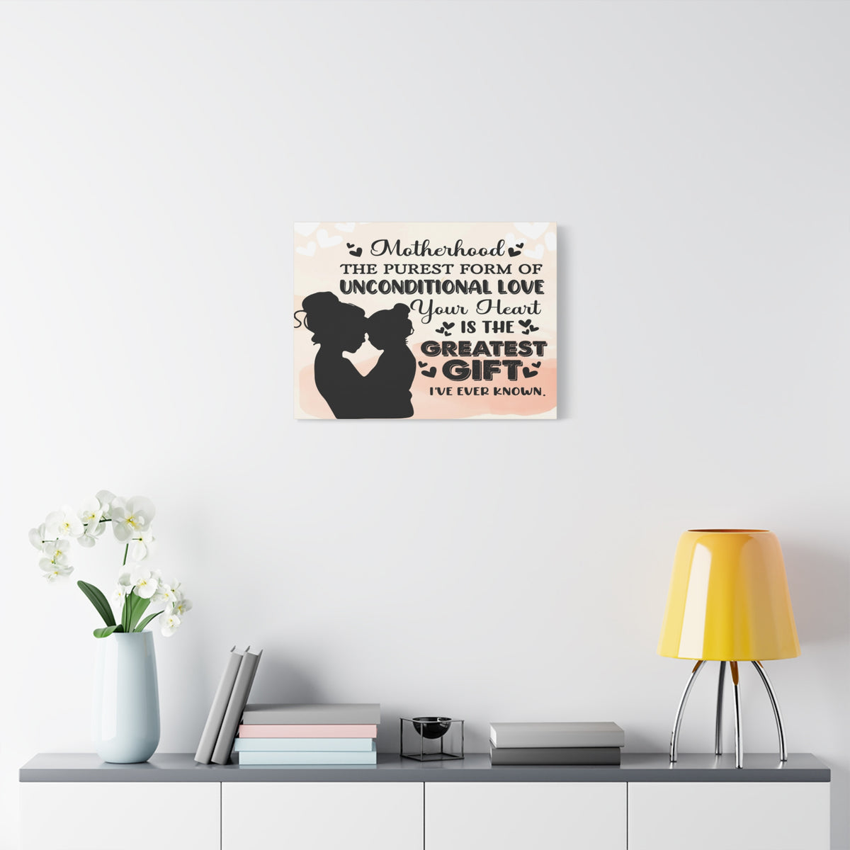 To Mom Greatest Gift Inspirational Quote – Elegant Home Décor-Express Your Love Gifts