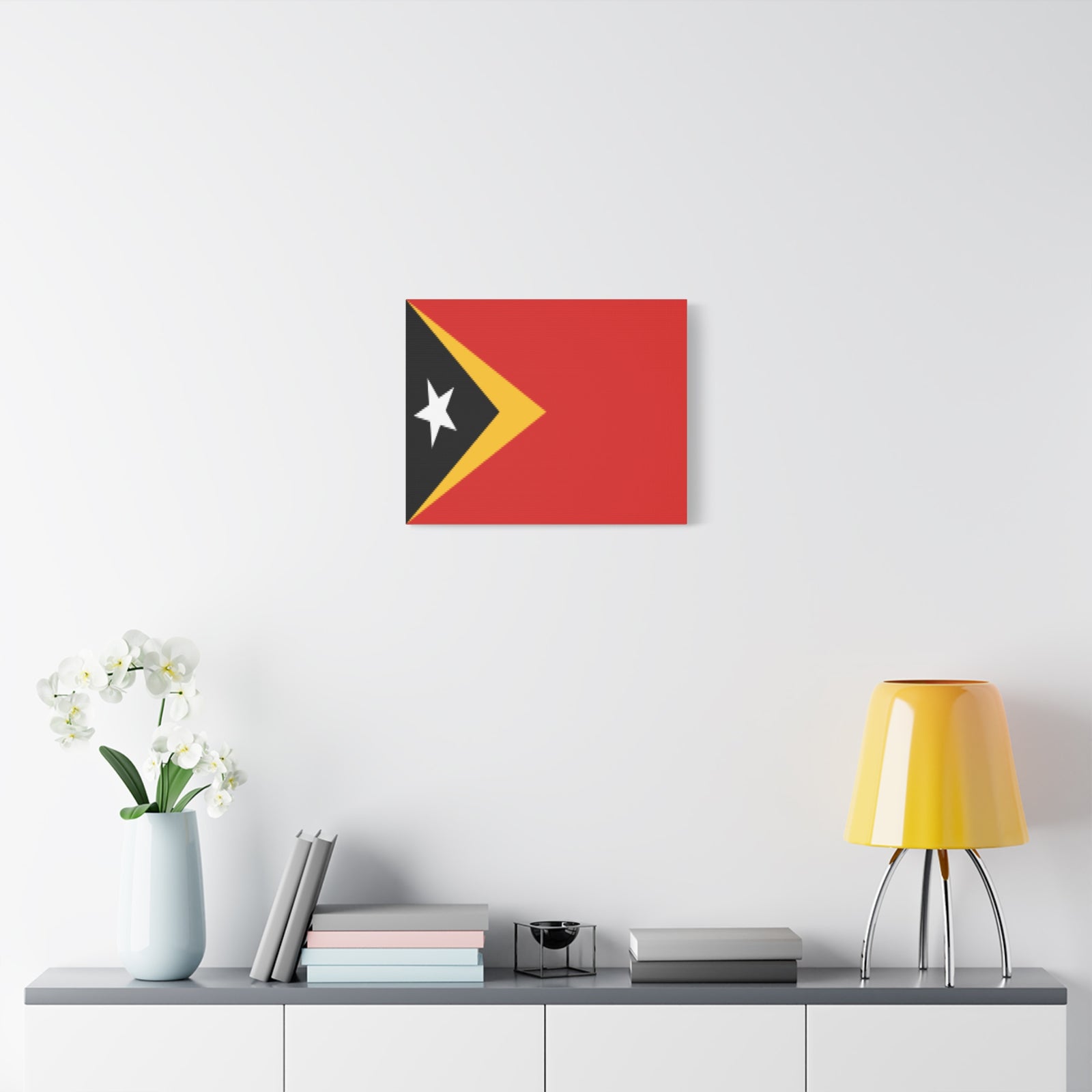 Timor-Leste Country Flag Canvas Vibrant Wall Art Unframed Home Decor-Express Your Love Gifts