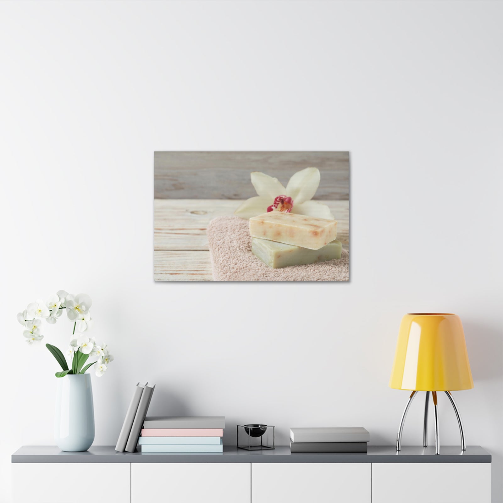Terry Towel and Lily Forest Floral Nature Photography Canvas Wall Art for Home Decor Ready-to-Hang-Express Your Love Gifts