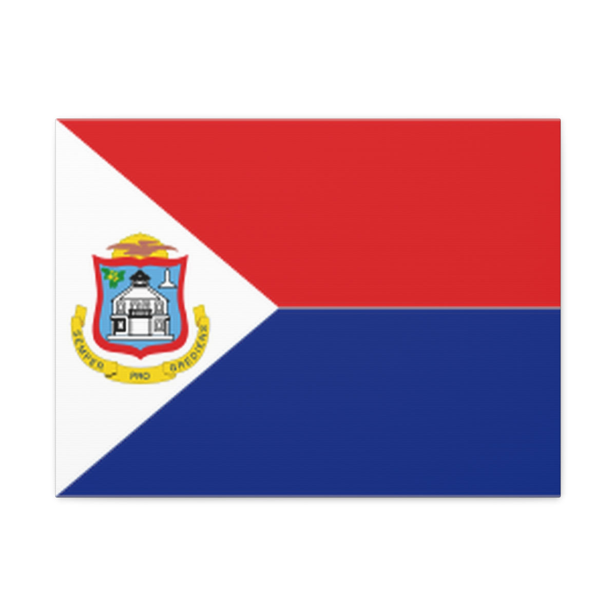 Sint Maarten Country Flag Canvas Vibrant Wall Art Unframed Home Decor-Express Your Love Gifts