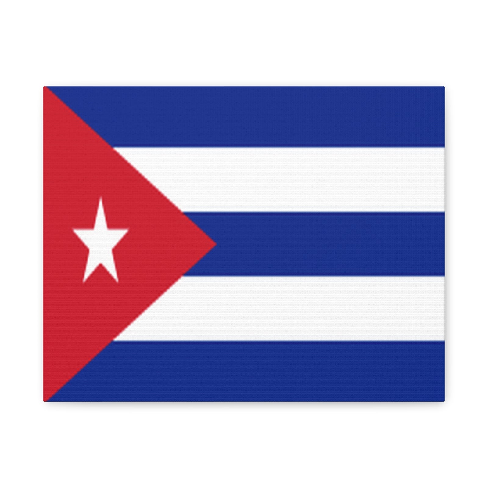 Cuba Country Flag Canvas Vibrant Wall Art Unframed Home Decor-Express Your Love Gifts