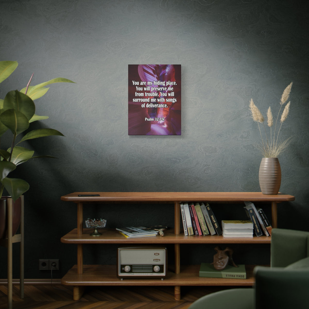 You Are My Hiding Place Psalm 32:7-8 Christian Dad Canvas-Express Your Love Gifts