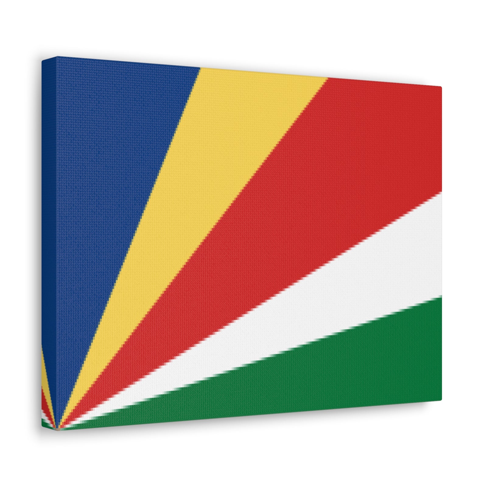 Seychelles Country Flag Canvas Vibrant Wall Art Unframed Home Decor-Express Your Love Gifts