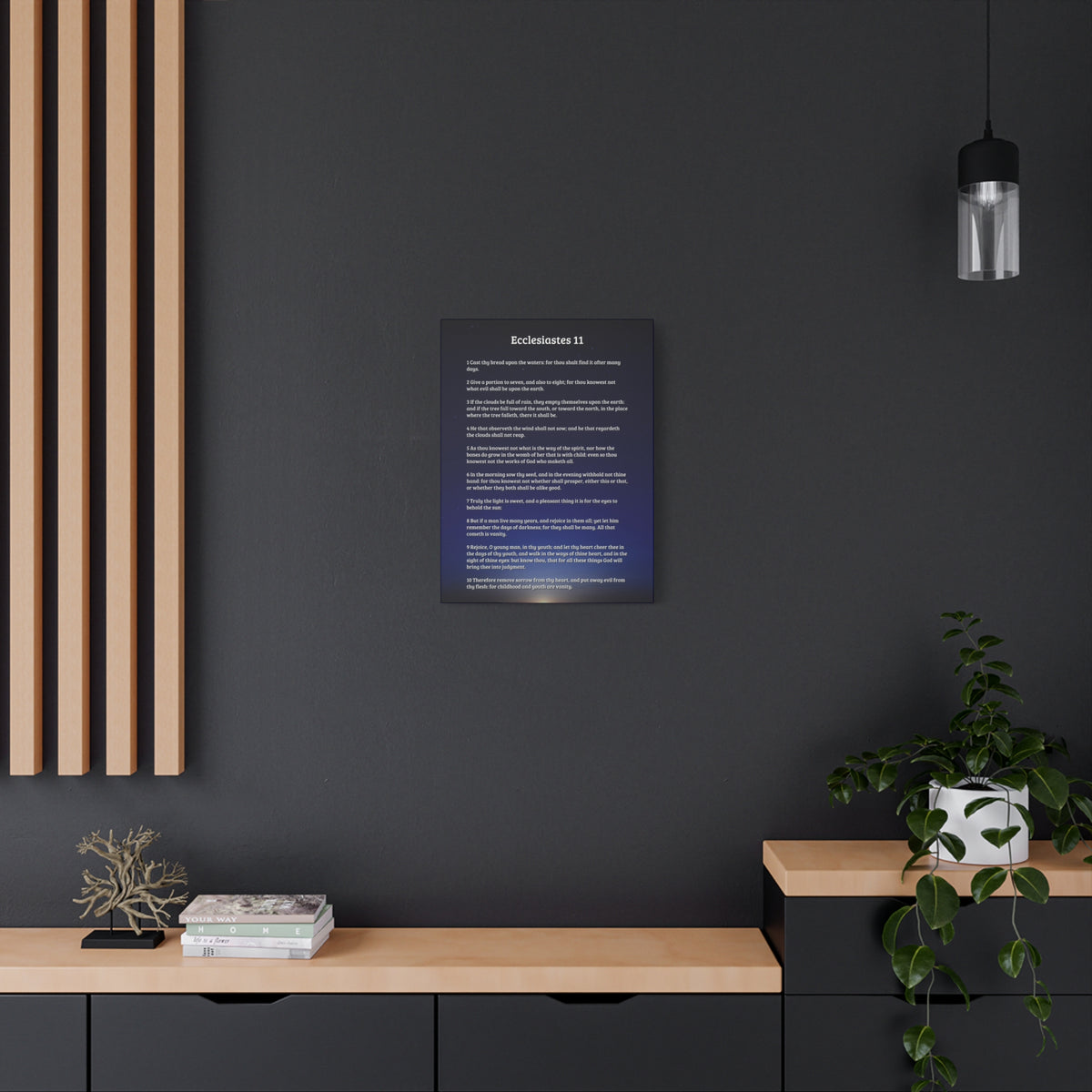 Scripture Walls Charity Ecclesiastes 11 Bible Verse Canvas Christian Wall Art Ready to Hang-Express Your Love Gifts