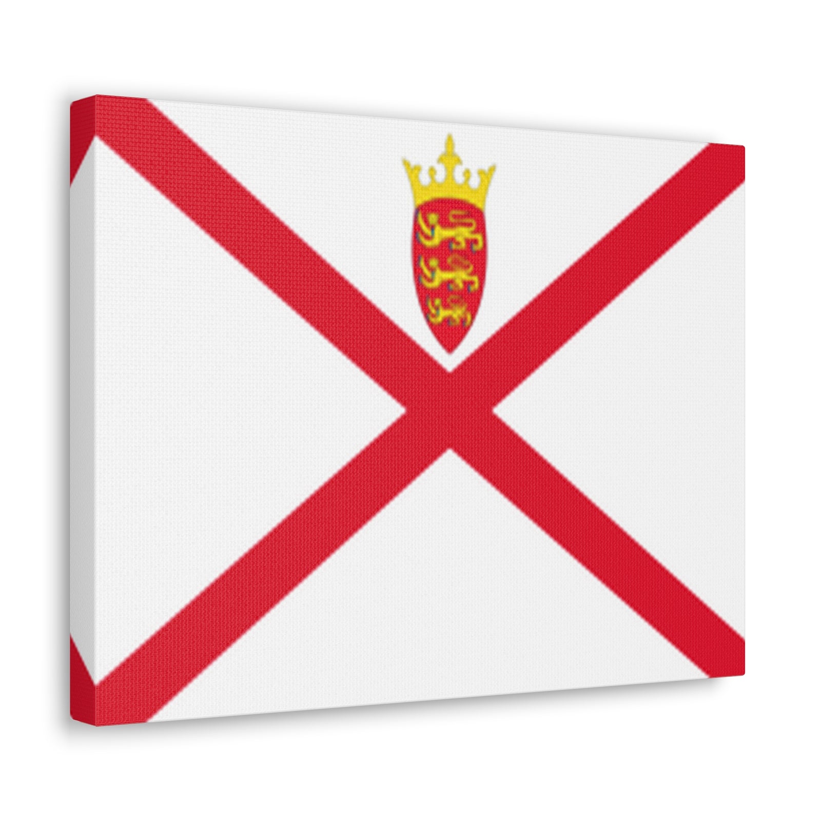 Jersey Country Flag Canvas Vibrant Wall Art Unframed Home Decor-Express Your Love Gifts