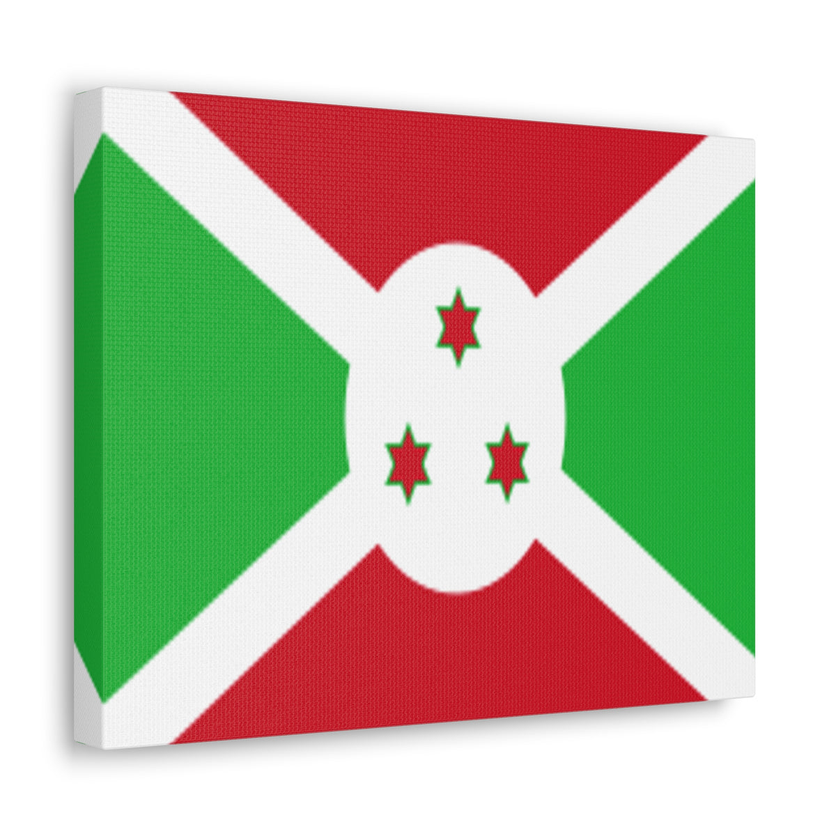 Burundi Country Flag Canvas Vibrant Wall Art Unframed Home Decor-Express Your Love Gifts
