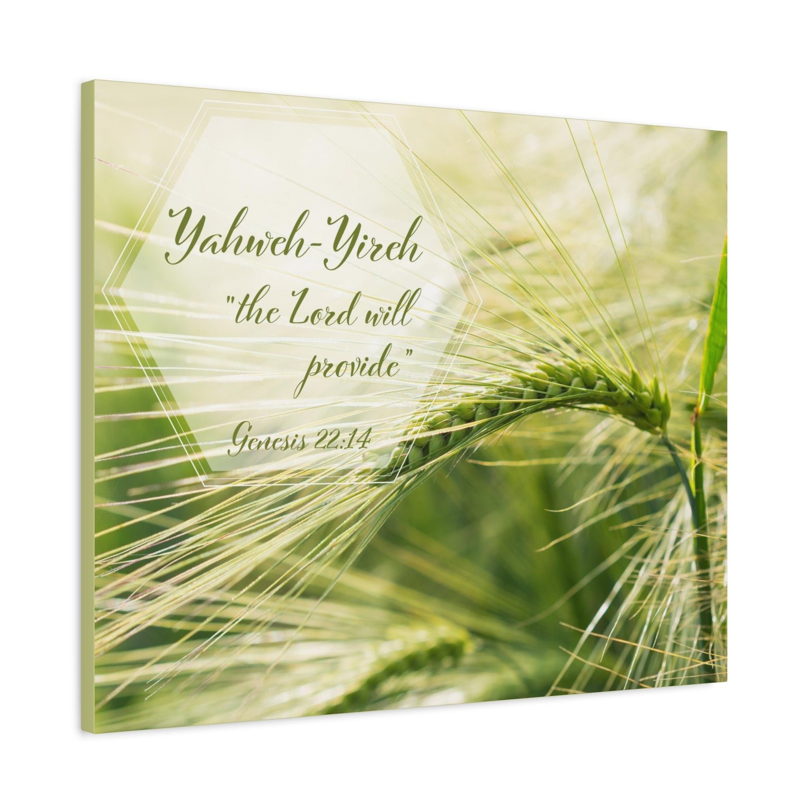Scripture Walls The Lord Will Provide Genesis 22:14 Bible Verse Canvas Christian Wall Art Bible Verse Print Ready To Hang-Express Your Love Gifts