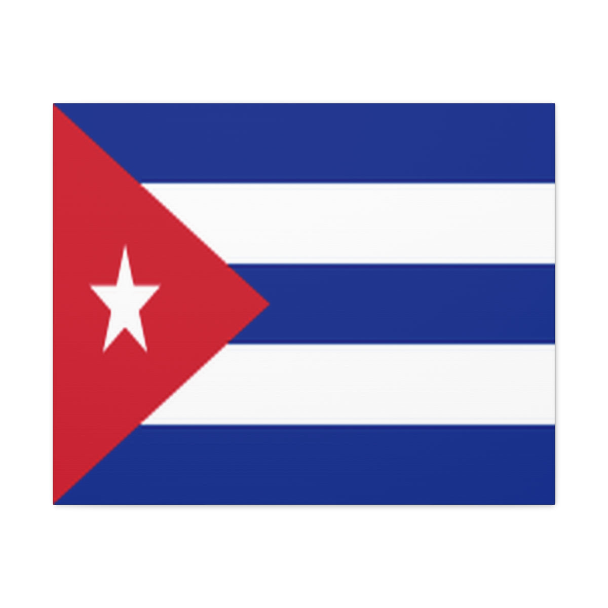 Cuba Country Flag Canvas Vibrant Wall Art Unframed Home Decor-Express Your Love Gifts