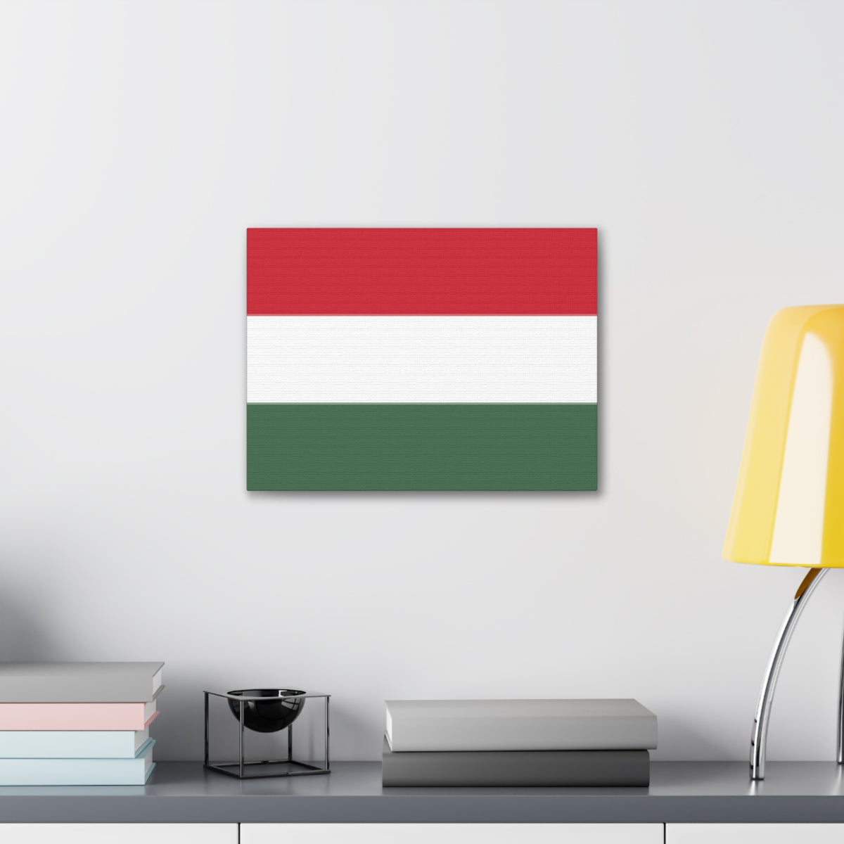 Hungary Country Flag Canvas Vibrant Wall Art Unframed Home Decor-Express Your Love Gifts