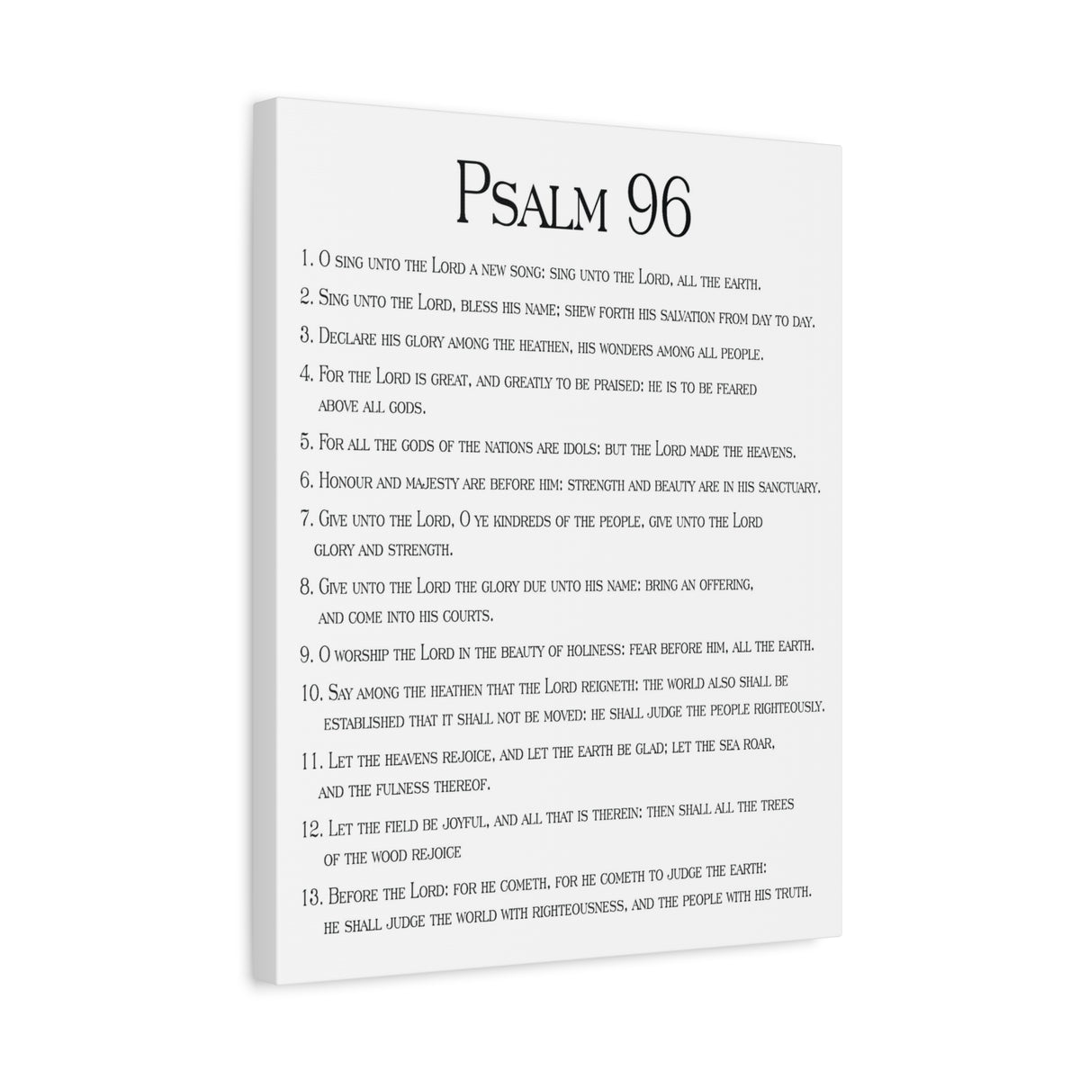 Scripture Walls Proclaiming His Glorious Wonders Psalm 96:7 Christian Wall Art Print Ready to Hang-Express Your Love Gifts