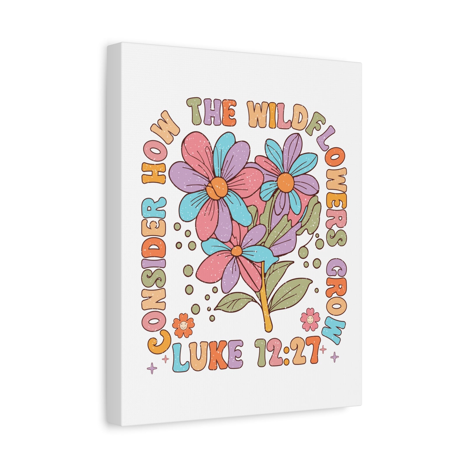 Scripture Walls Luke 12:27 Rejected Bible Verse Canvas Christian Wall Art Ready to Hang Unframed-Express Your Love Gifts