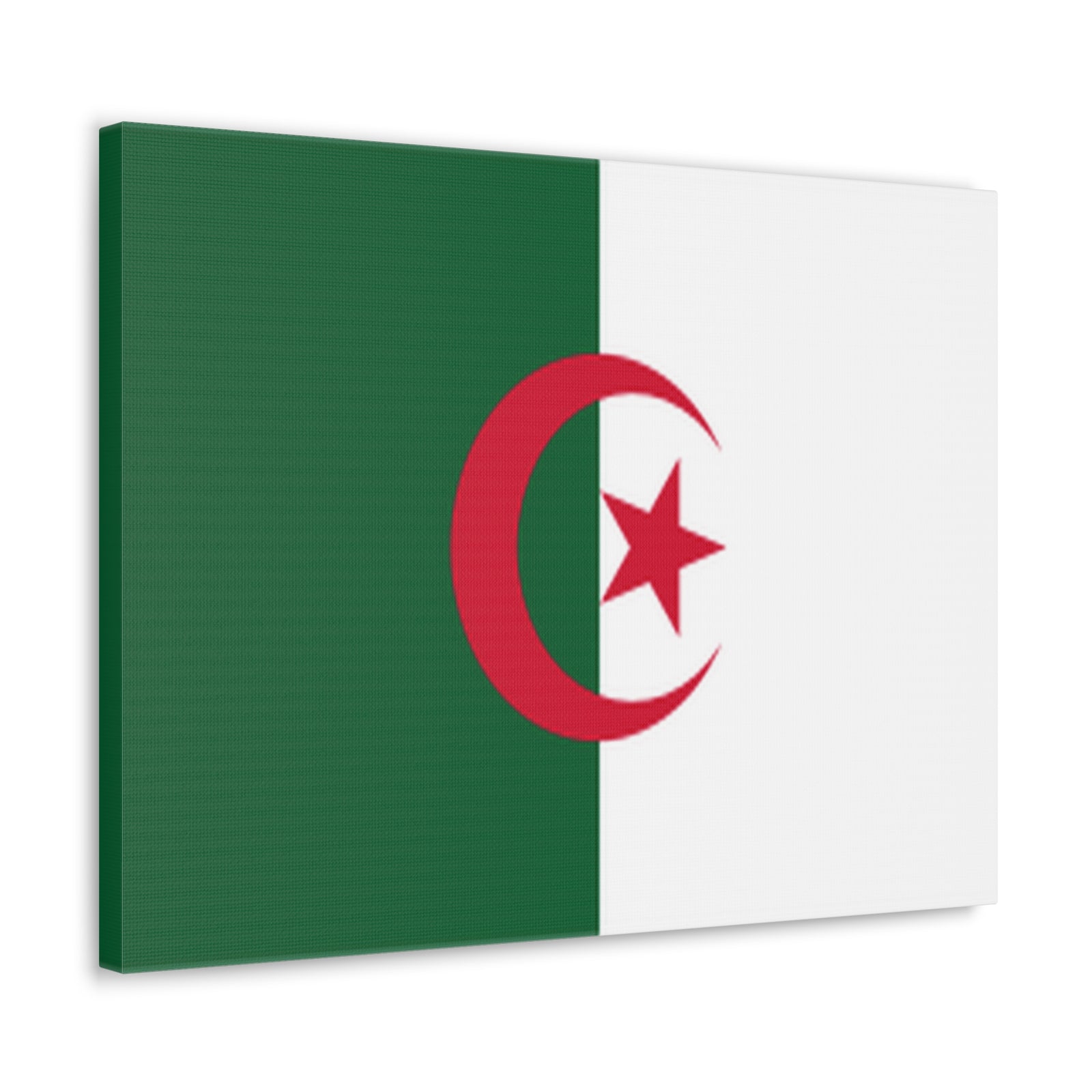 Algeria Country Flag Canvas Vibrant Wall Art Unframed Home Decor-Express Your Love Gifts