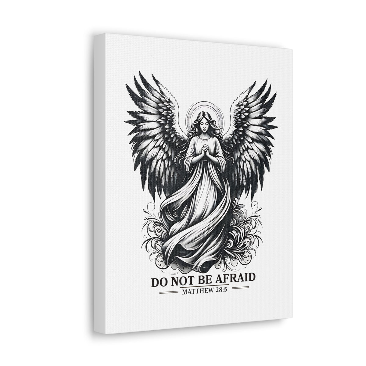 Scripture Walls Matthew 28:5 Do Not Be Afraid Bible Verse Canvas Christian Wall Art Ready to Hang Unframed-Express Your Love Gifts