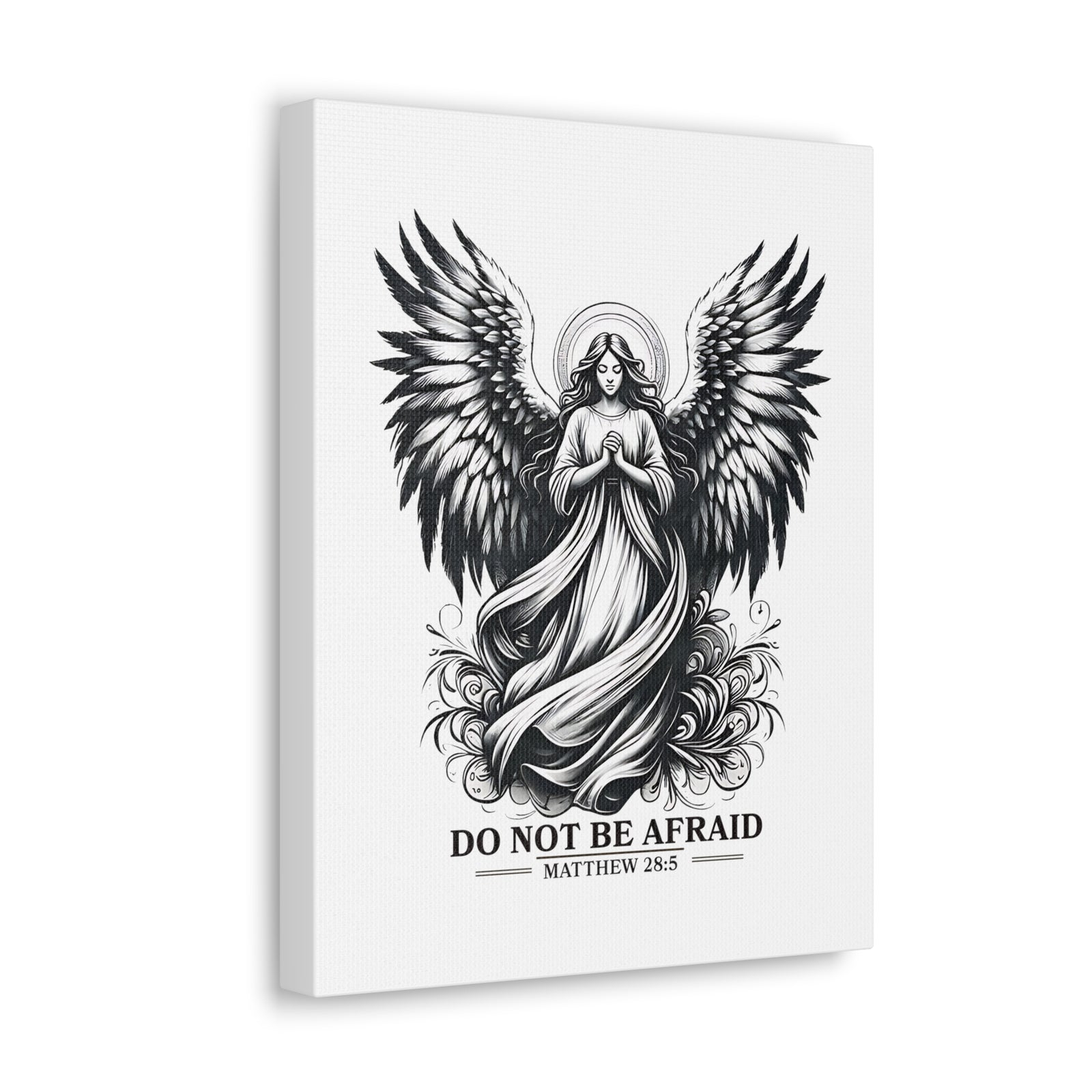 Scripture Walls Matthew 28:5 Do Not Be Afraid Bible Verse Canvas Christian Wall Art Ready to Hang Unframed-Express Your Love Gifts