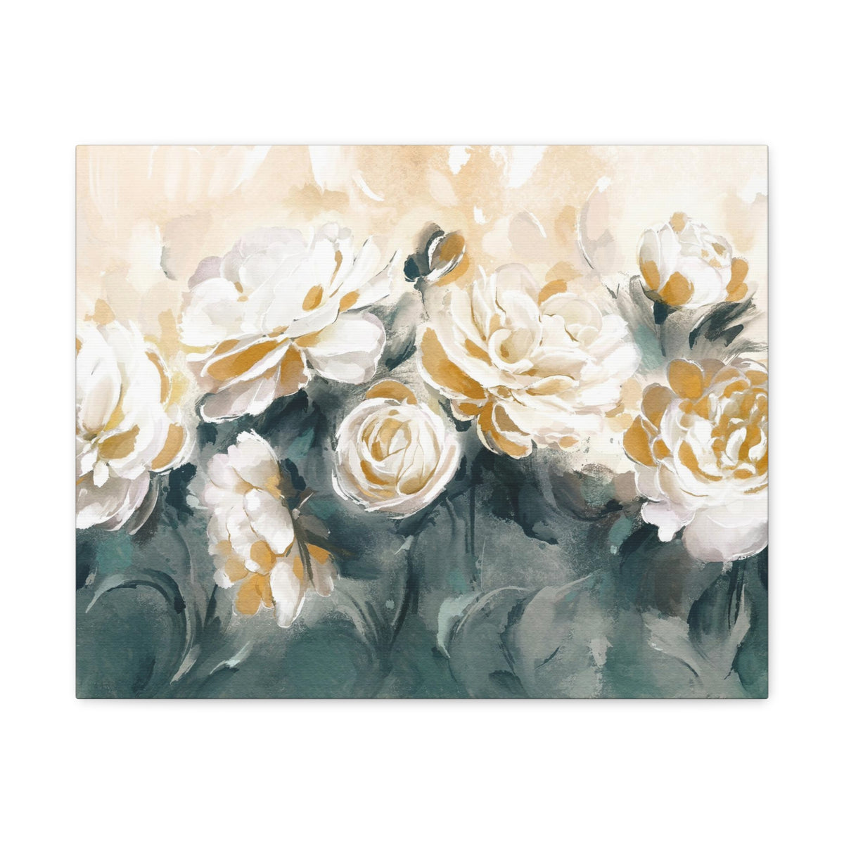 Painting With Flower Rose And Peonies Flower Canvas Wall Art for Home Decor Ready-to-Hang-Express Your Love Gifts