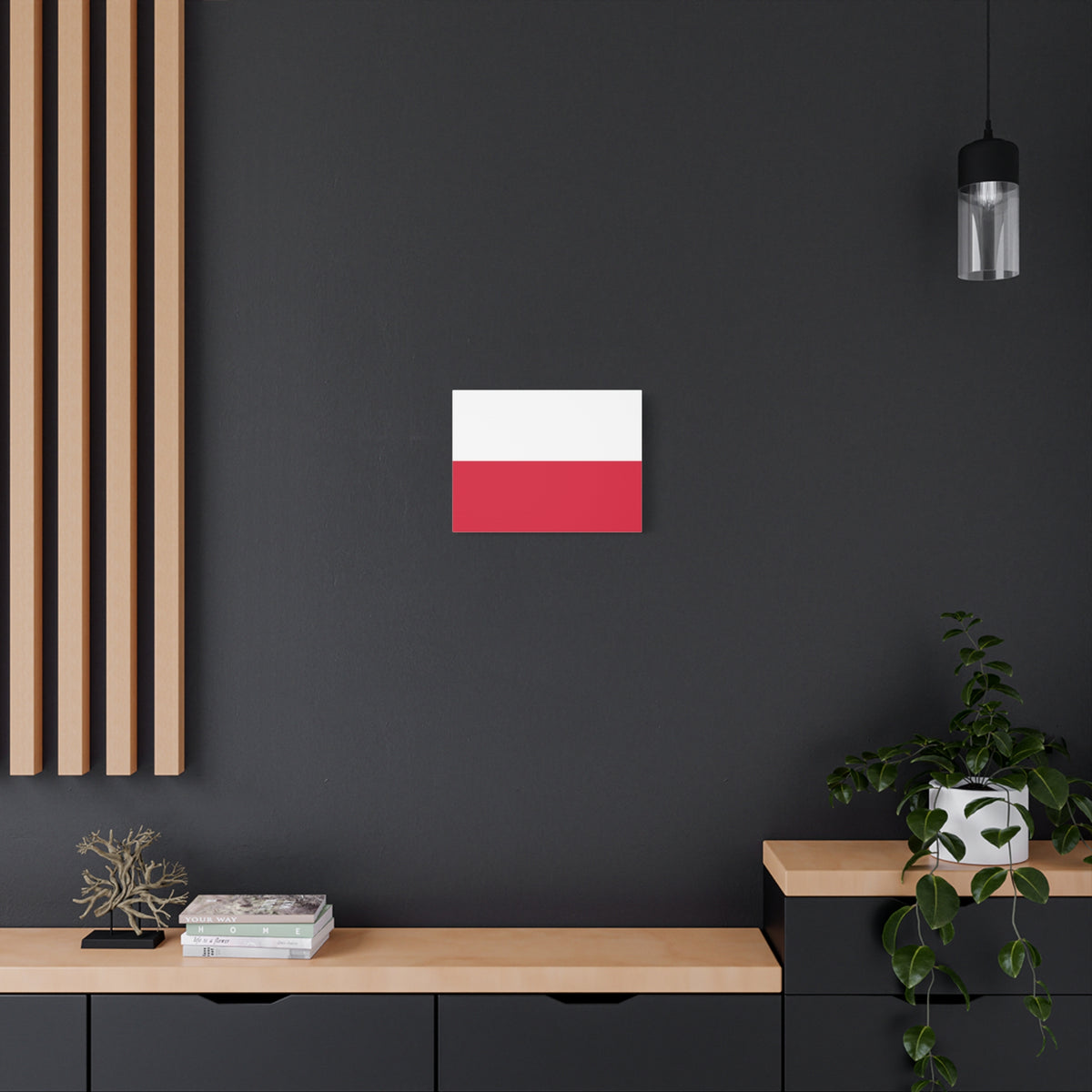 Poland Country Flag Canvas Vibrant Wall Art Unframed Home Decor-Express Your Love Gifts