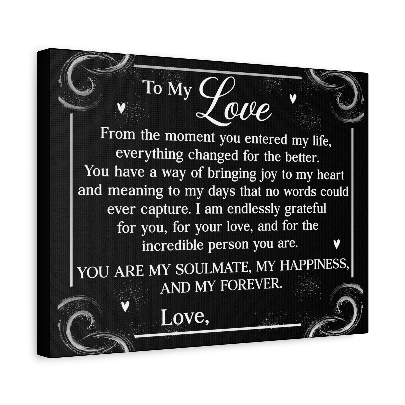 Personalized You Are My Soulmate Romantic Inspirational Print Ready to Hang Artwork Unframed-Express Your Love Gifts