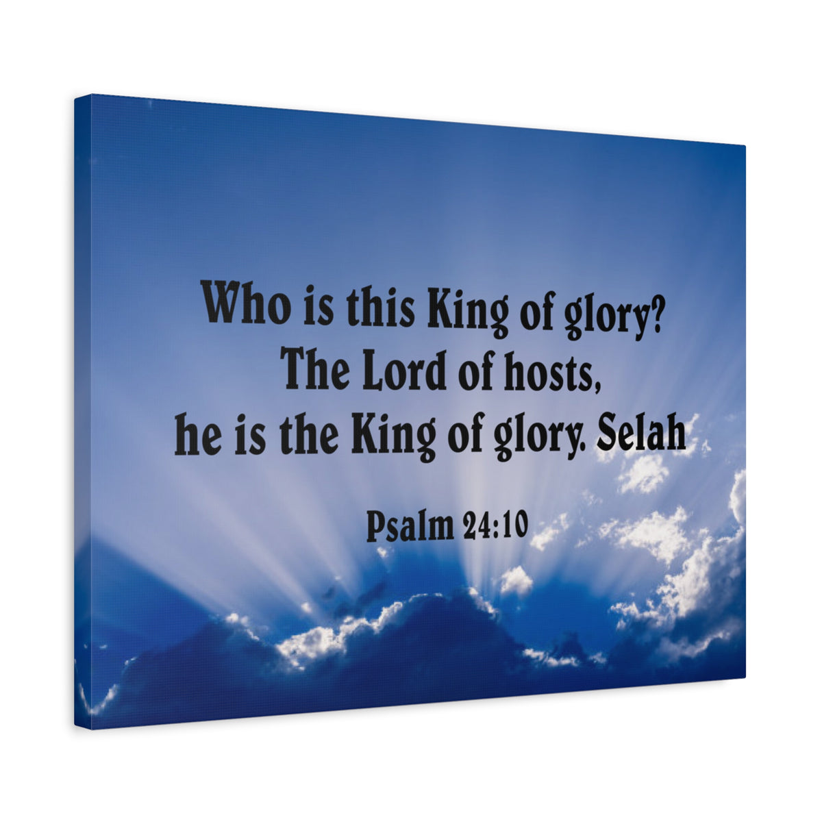 Bible Verse Canvas The Lord of Hosts Psalm 24:10 Christian Home Decor Scripture Art-Express Your Love Gifts
