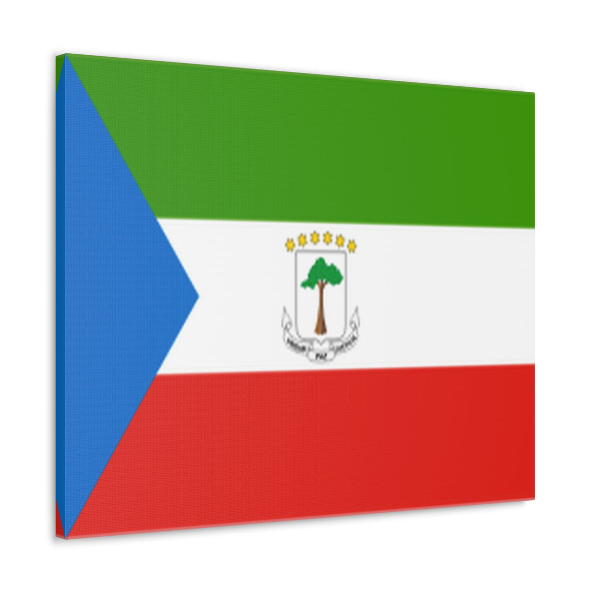 Equatorial Guinea Country Flag Canvas Vibrant Wall Art Unframed Home Decor-Express Your Love Gifts