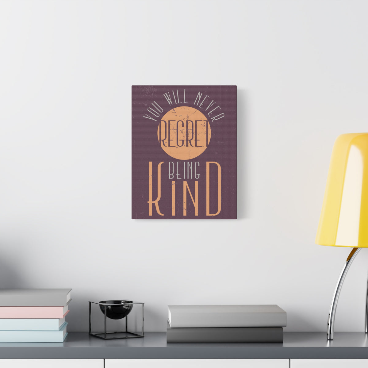 Inspirational Quote Canvas Being Kind Wall Art Motivational Motto Inspiring Prints Artwork Decor Ready to Hang-Express Your Love Gifts