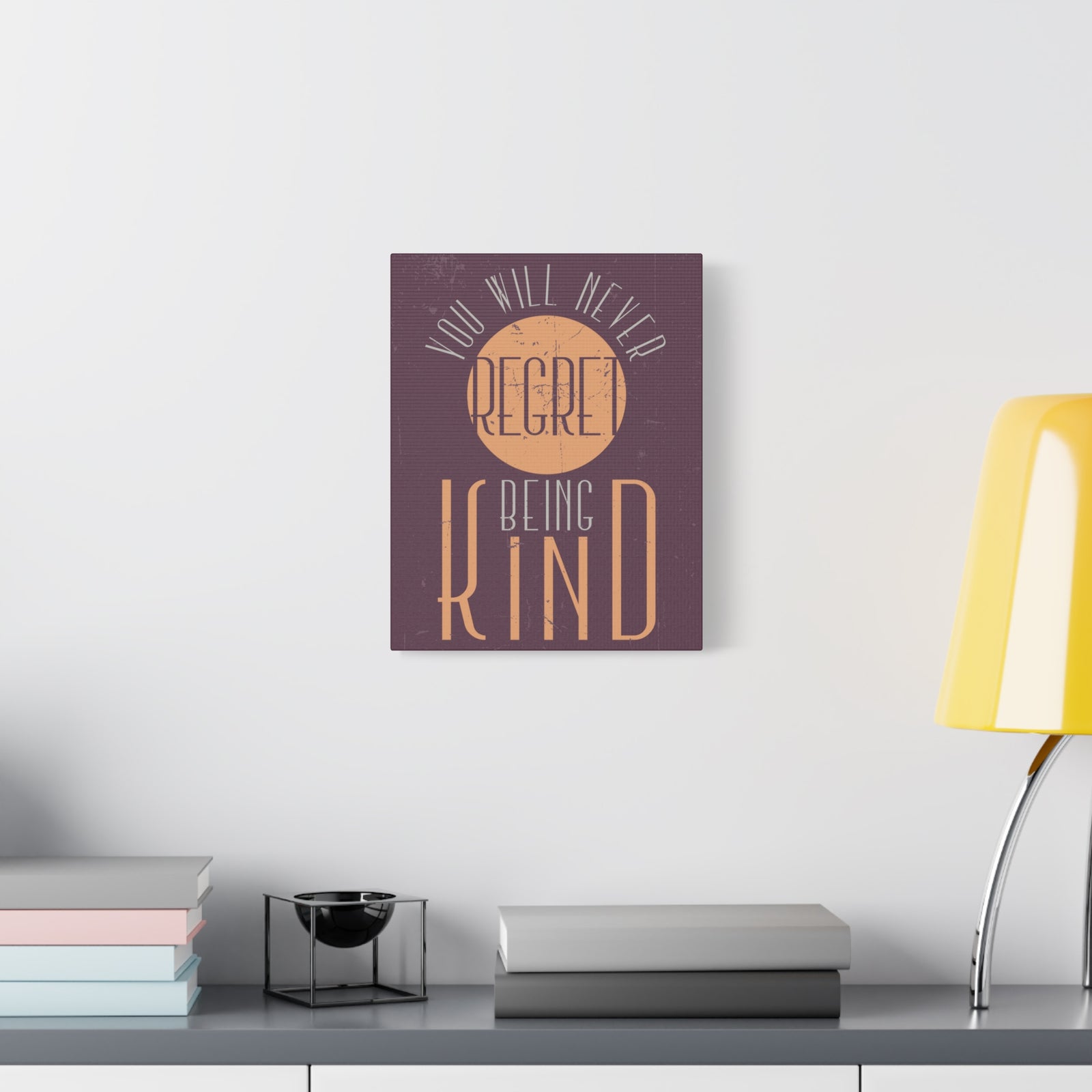 Inspirational Quote Canvas Being Kind Wall Art Motivational Motto Inspiring Prints Artwork Decor Ready to Hang-Express Your Love Gifts