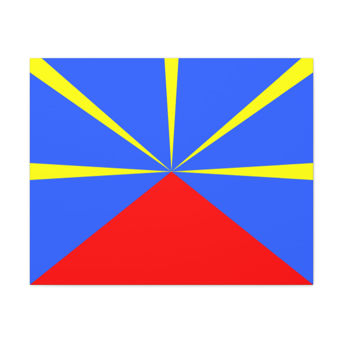 Réunion Country Flag Canvas Vibrant Wall Art Unframed Home Decor-Express Your Love Gifts