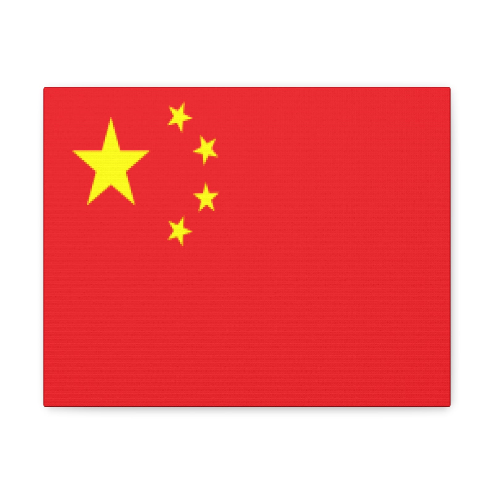 China Country Flag Canvas Vibrant Wall Art Unframed Home Decor-Express Your Love Gifts