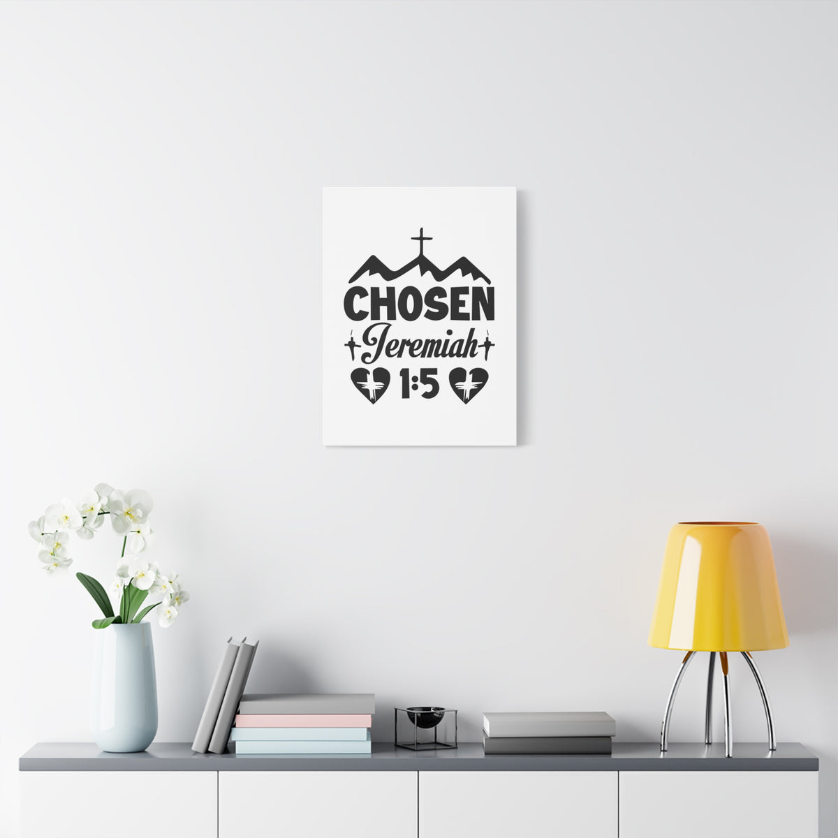 Scripture Walls Jeremiah 1:5 Chosen Bible Verse Canvas Christian Wall Art Ready to Hang Unframed-Express Your Love Gifts