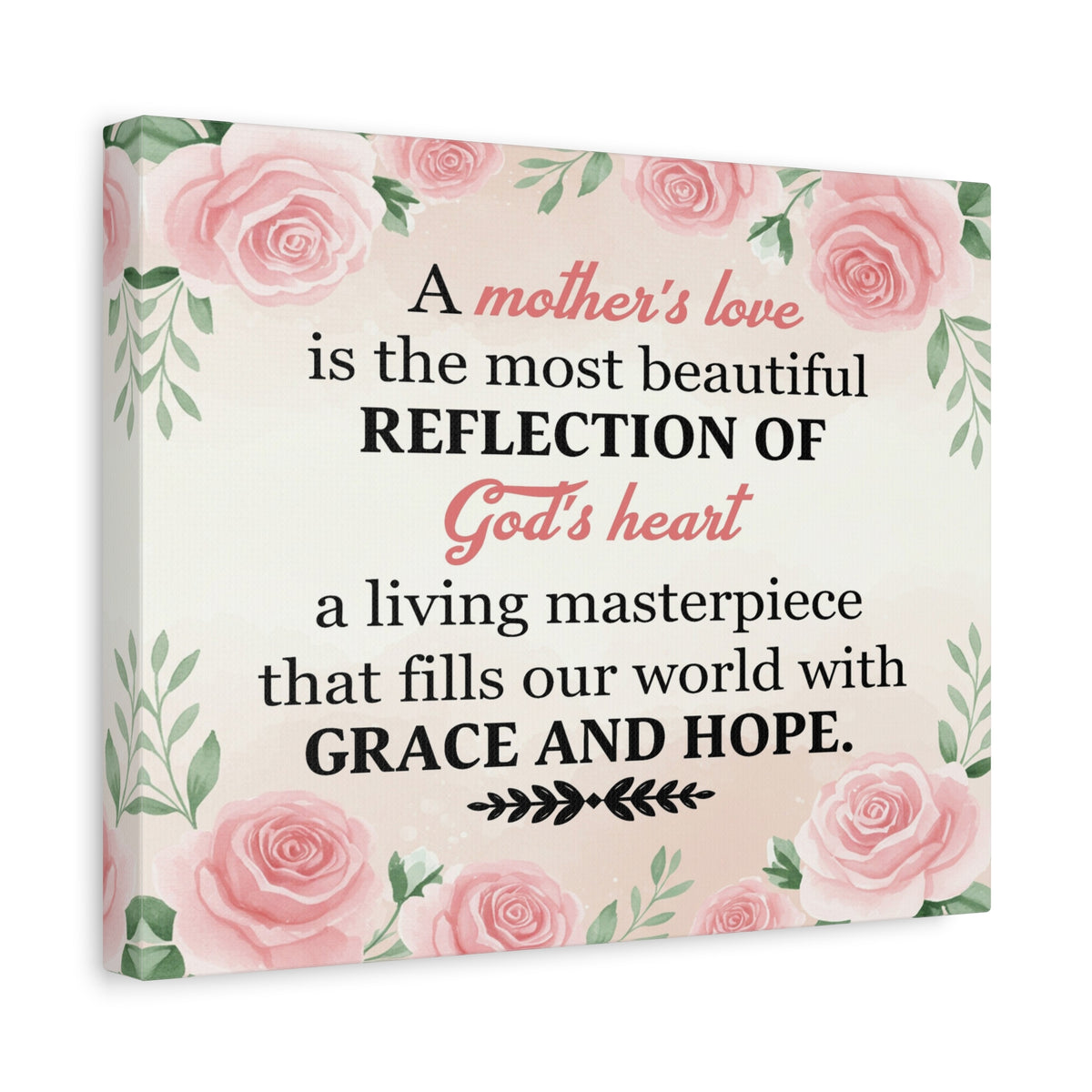 Inspirational Canvas Grace and Hope Wall Decor for Home Office Gym Inspiring Success Quote Print Ready to Hang Unframed-Express Your Love Gifts