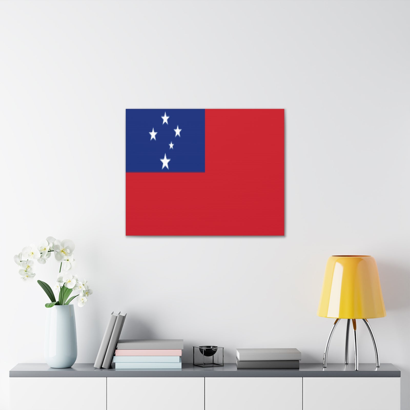 Samoa Country Flag Canvas Vibrant Wall Art Unframed Home Decor-Express Your Love Gifts