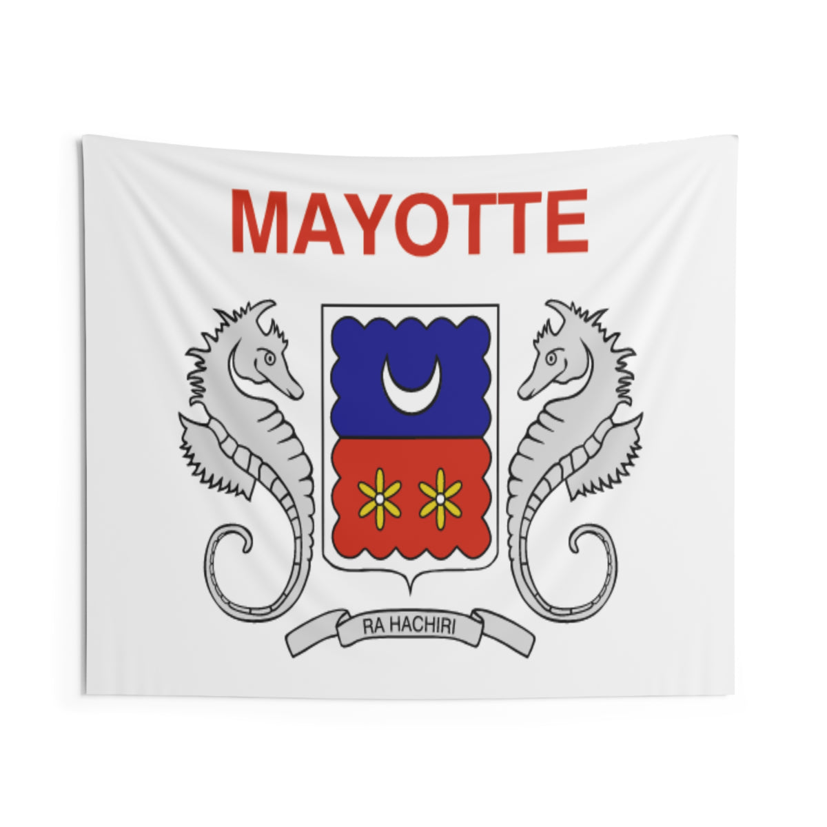 Mayotte Country Flag Wall Hanging Tapestry-Express Your Love Gifts