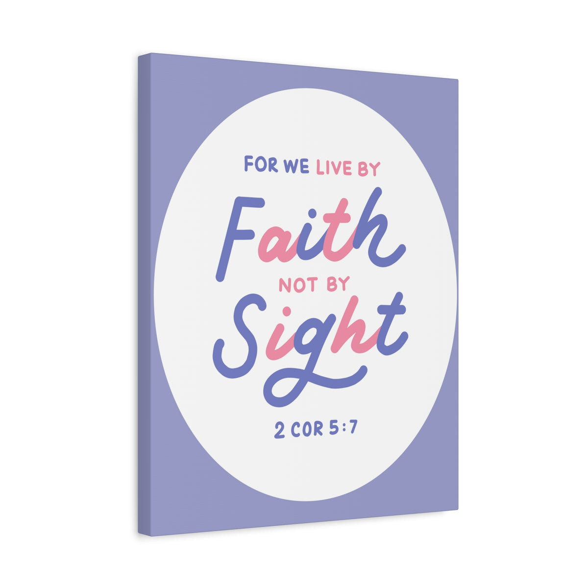 Scripture Walls Faith Not By Sight 2 Corinthians 5:7 Bible Verse Canvas Christian Wall Art Ready To Hang
