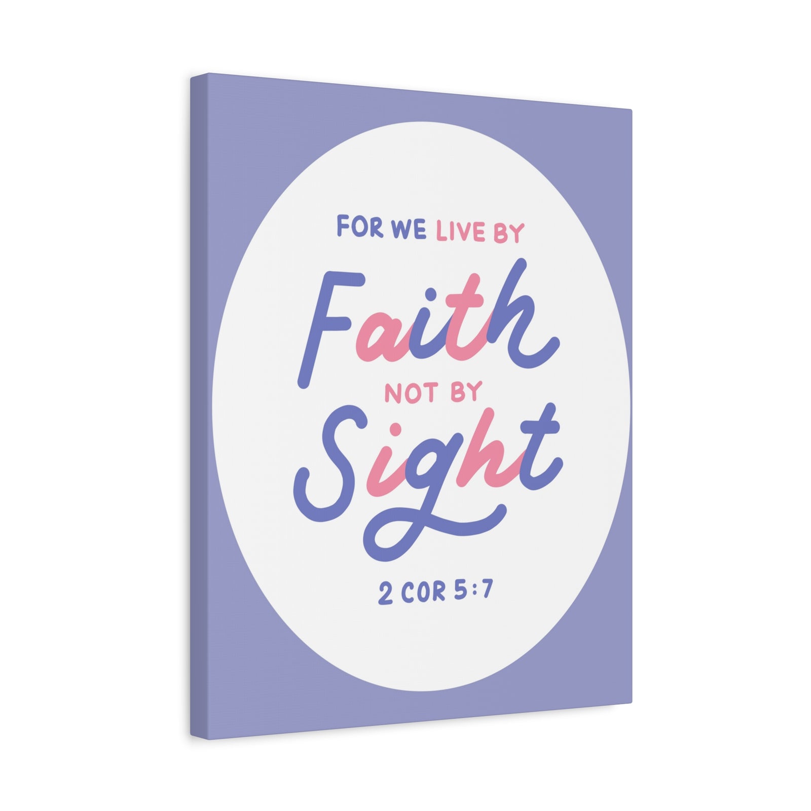 Scripture Walls Faith Not By Sight 2 Corinthians 5:7 Bible Verse Canvas Christian Wall Art Ready To Hang