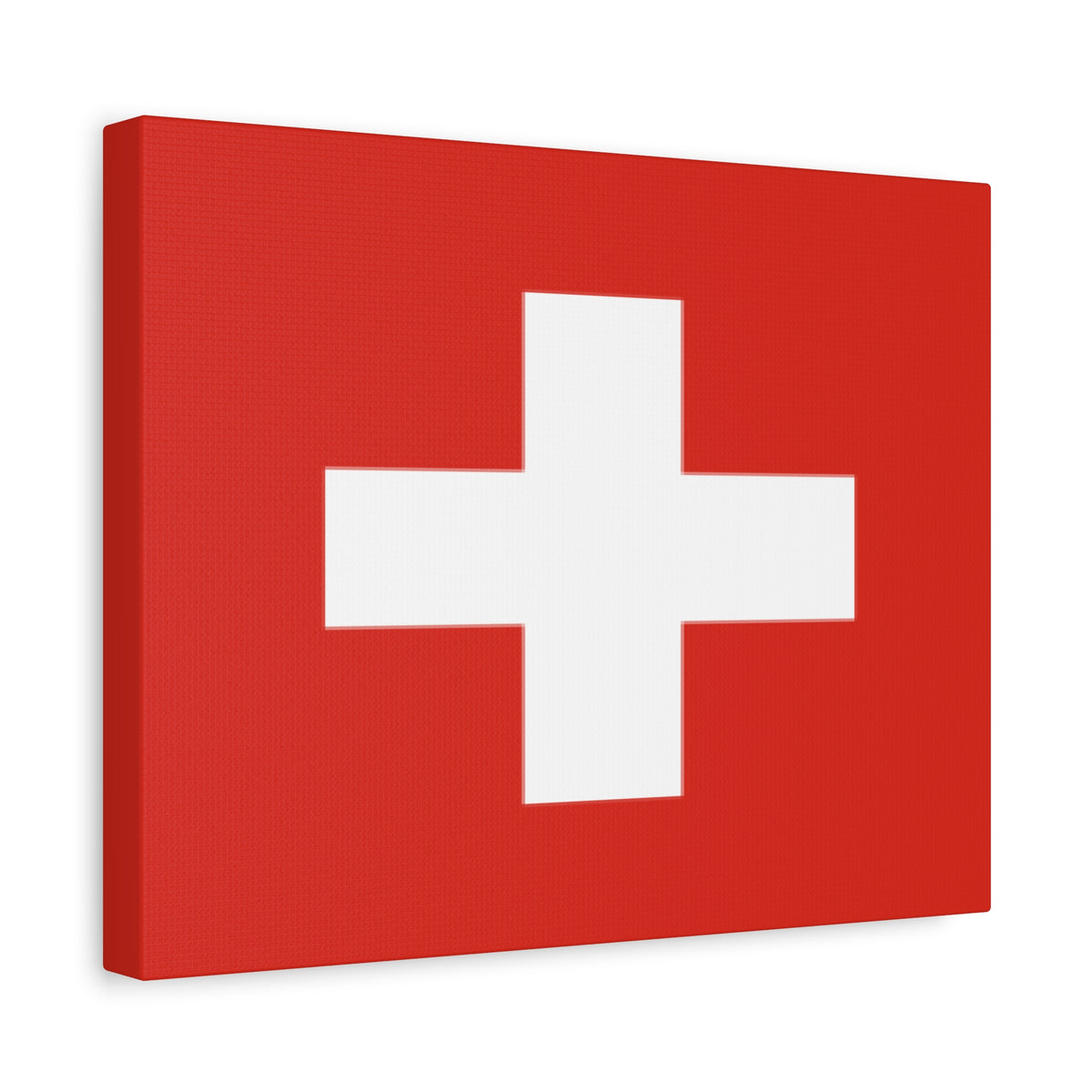 Switzerland Country Flag Canvas Vibrant Wall Art Unframed Home Decor-Express Your Love Gifts