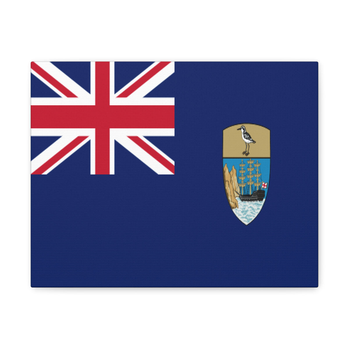 Saint Helena, Ascension and Tristan da Cunha Country Flag Canvas Vibrant Wall Art Unframed Home Decor-Express Your Love Gifts