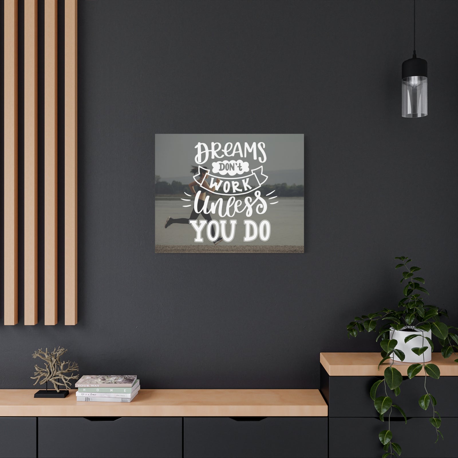 Inspirational Quote Canvas Dreams Wall Art Motivational Motto Inspiring Prints Artwork Decor Ready to Hang-Express Your Love Gifts