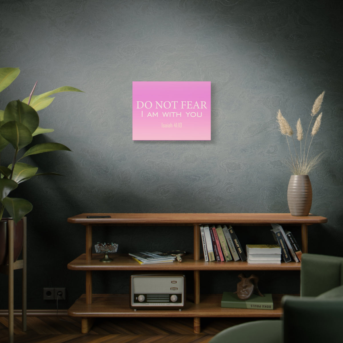 Scripture Canvas I Am With You Isaiah 41:10 Christian Wall Art Bible Verse Print Ready to Hang-Express Your Love Gifts
