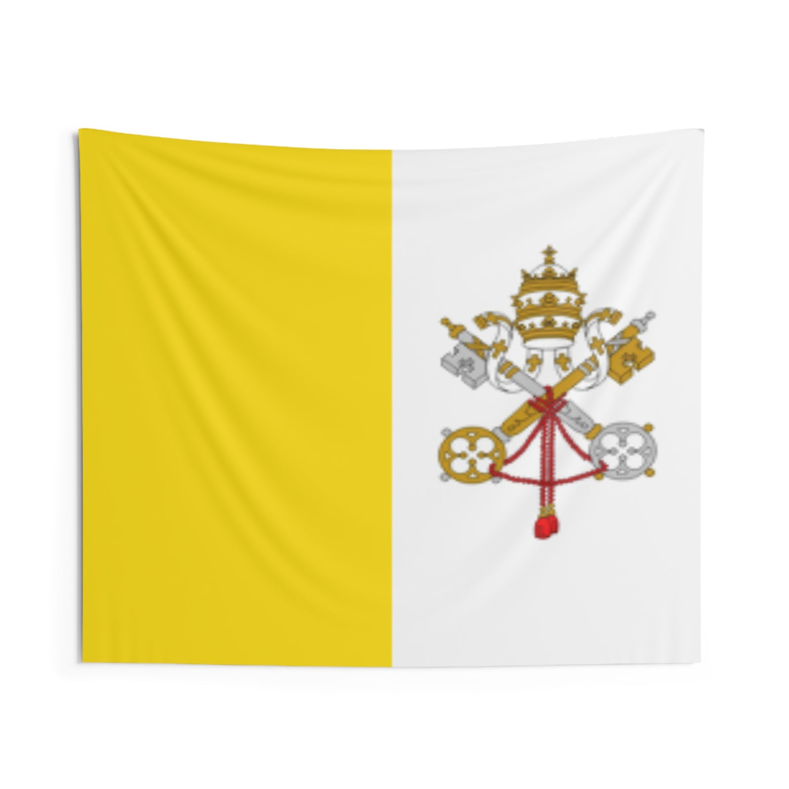 Vatican City Country Flag Wall Hanging Tapestry-Express Your Love Gifts