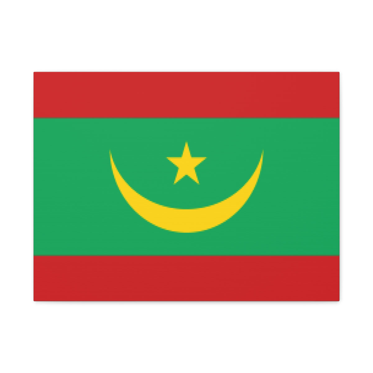 Mauritania Country Flag Canvas Vibrant Wall Art Unframed Home Decor-Express Your Love Gifts