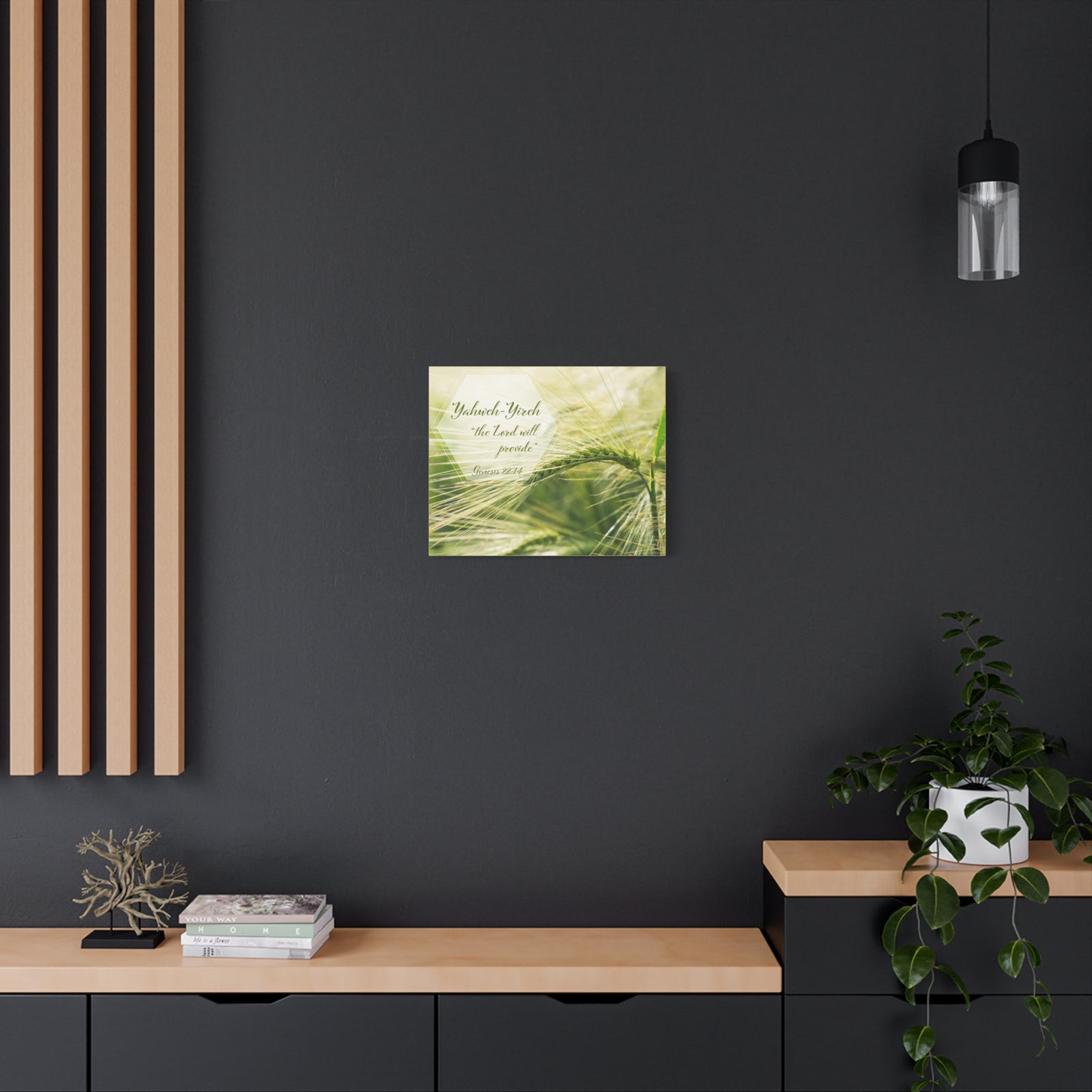 Scripture Walls The Lord Will Provide Genesis 22:14 Bible Verse Canvas Christian Wall Art Bible Verse Print Ready To Hang-Express Your Love Gifts