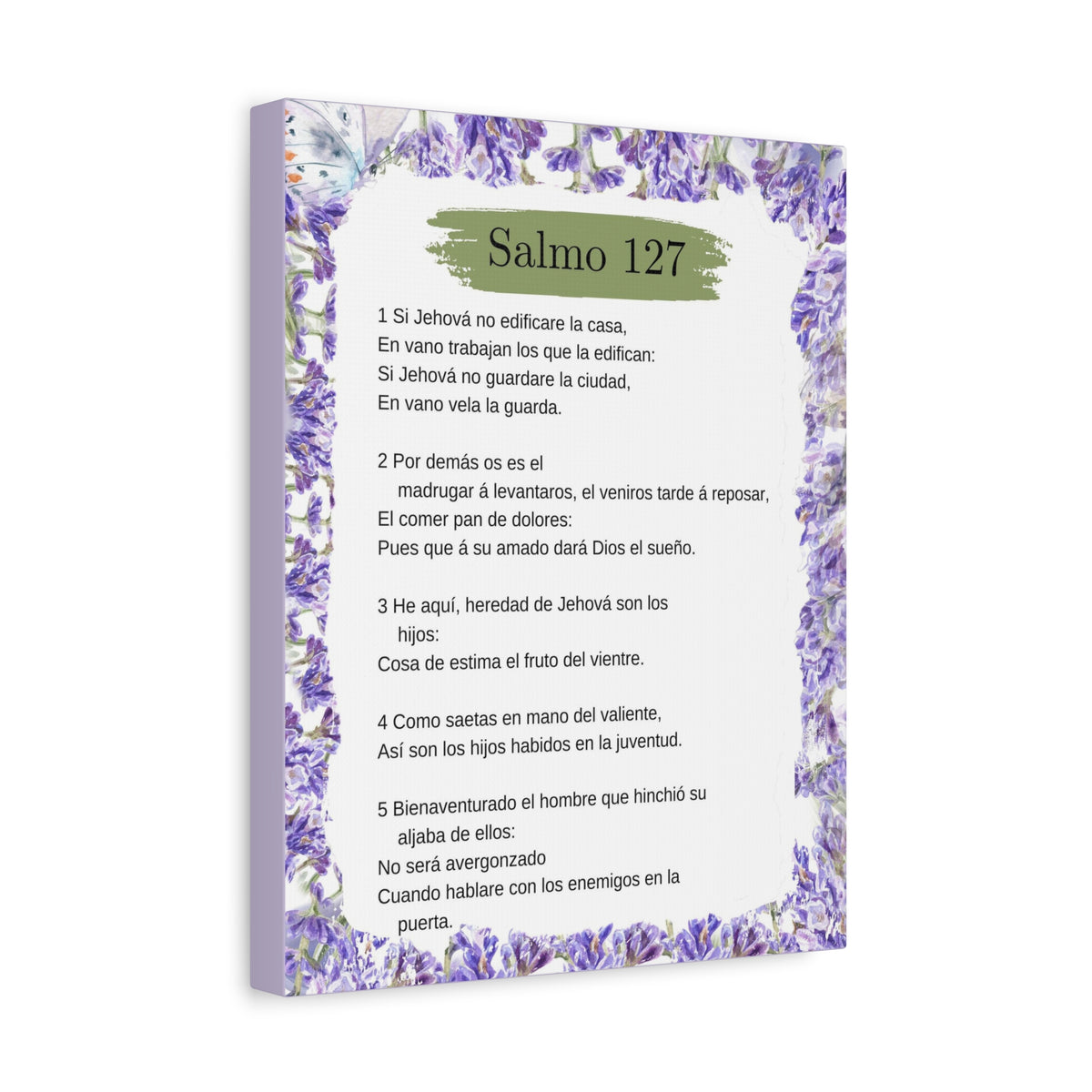 Salmo 127 Impresión De Arte Cristiano en la Pared Lista Para Colgar-Express Your Love Gifts