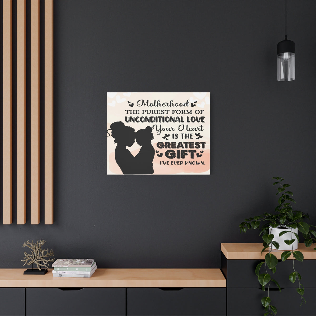 To Mom Greatest Gift Inspirational Quote – Elegant Home Décor-Express Your Love Gifts