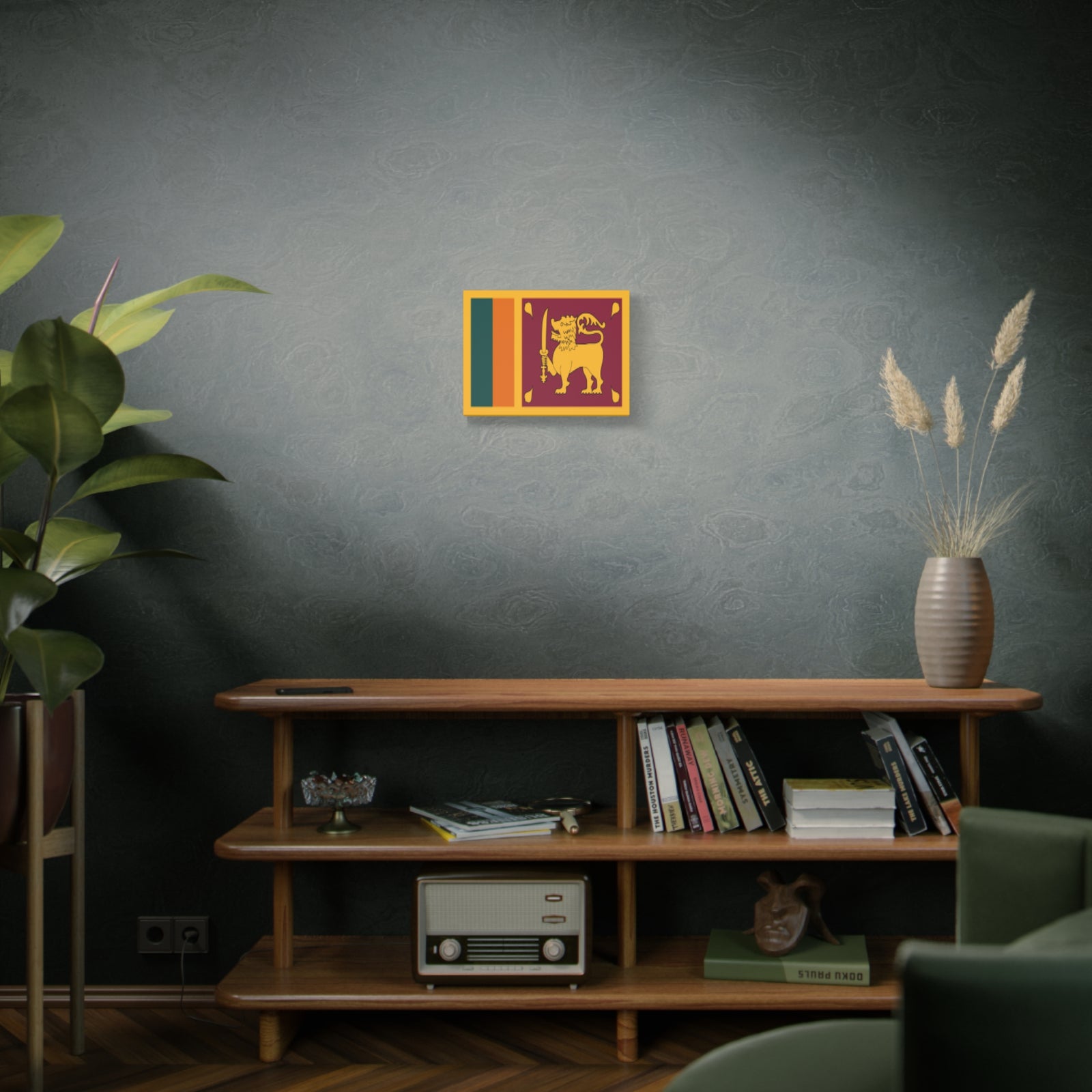 Sri Lanka Country Flag Canvas Vibrant Wall Art Unframed Home Decor-Express Your Love Gifts