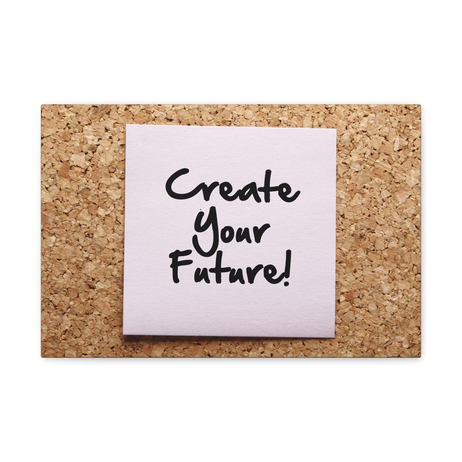 Inspirational Quote Canvas Create Your Future Motivational Print Ready to Hang Artwork-Express Your Love Gifts