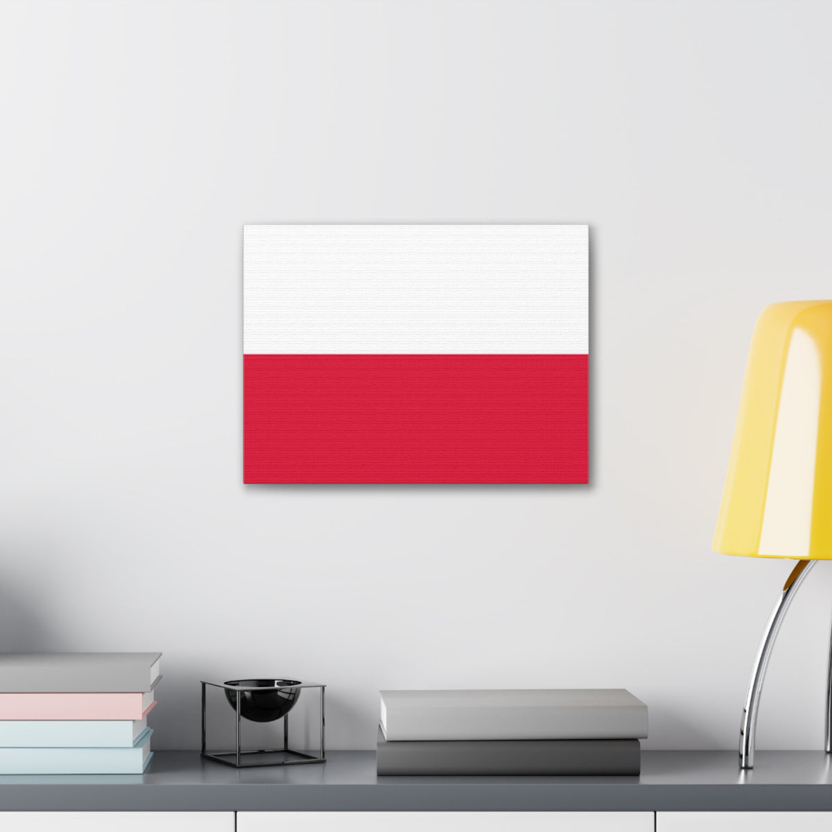 Poland Country Flag Canvas Vibrant Wall Art Unframed Home Decor-Express Your Love Gifts