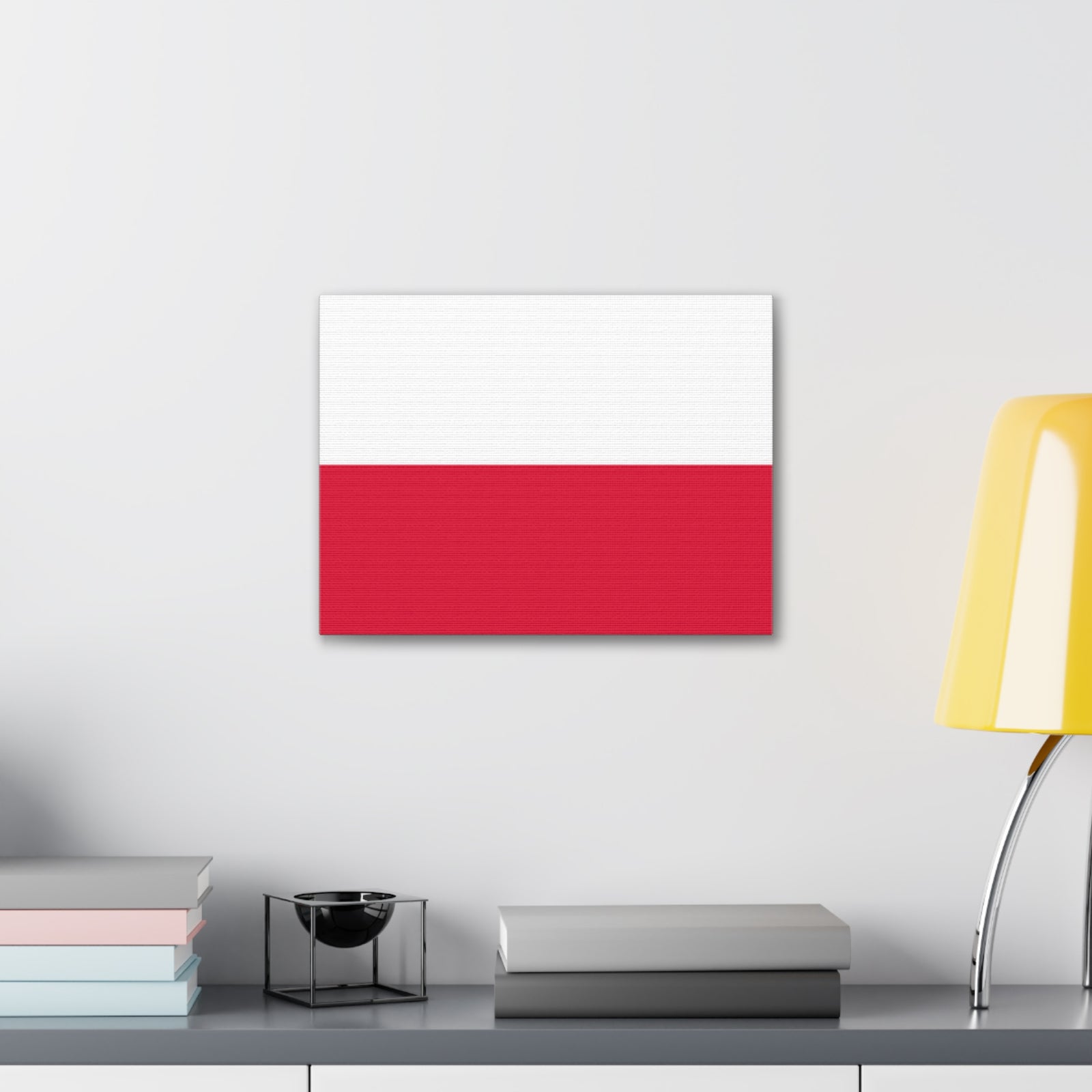 Poland Country Flag Canvas Vibrant Wall Art Unframed Home Decor-Express Your Love Gifts