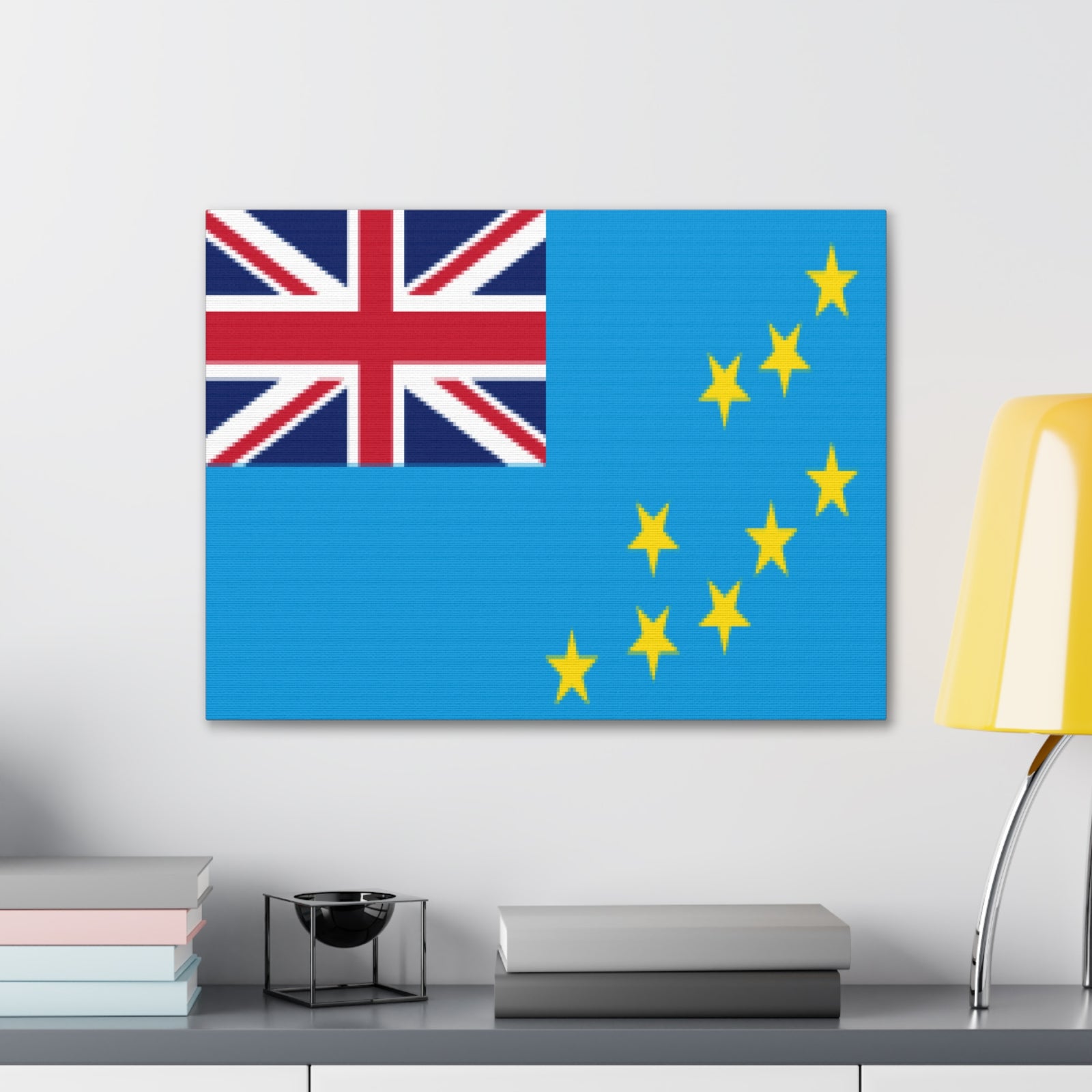 Tuvalu Country Flag Canvas Vibrant Wall Art Unframed Home Decor-Express Your Love Gifts