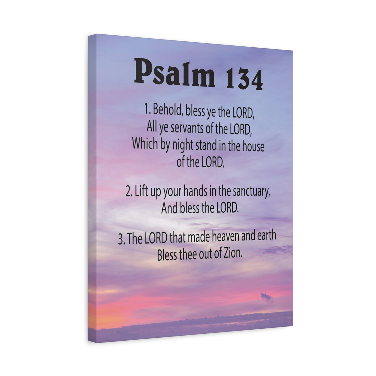 Scripture Walls House of The Lord Psalm 134:3 Bible Verse Canvas Christian Wall Art Ready to Hang-Express Your Love Gifts