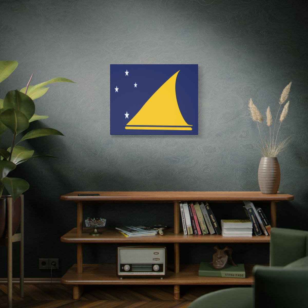 Tokelau Country Flag Canvas Vibrant Wall Art Unframed Home Decor-Express Your Love Gifts