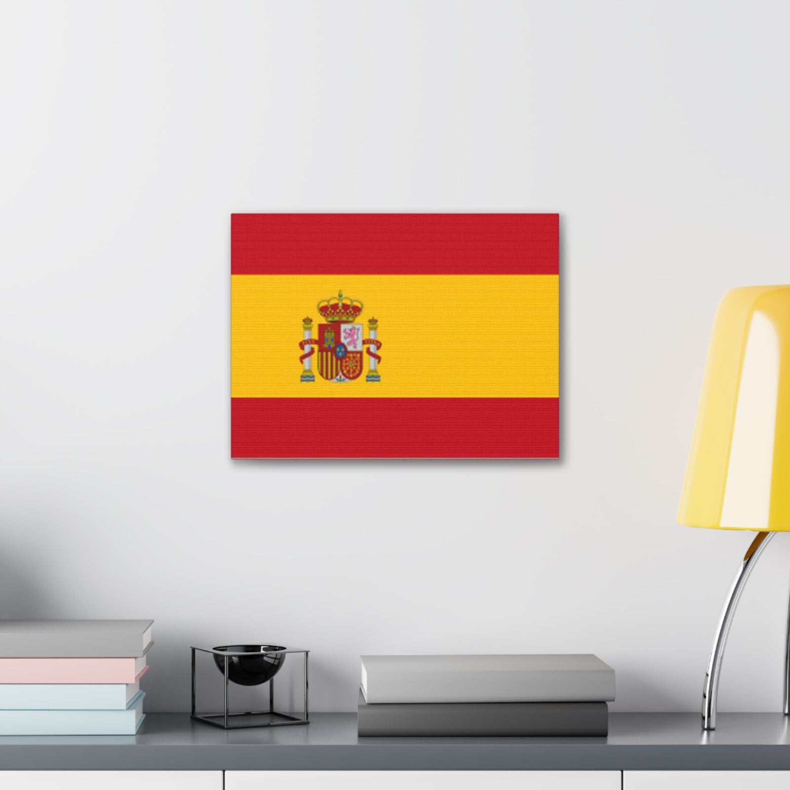 Spain Country Flag Canvas Vibrant Wall Art Unframed Home Decor-Express Your Love Gifts